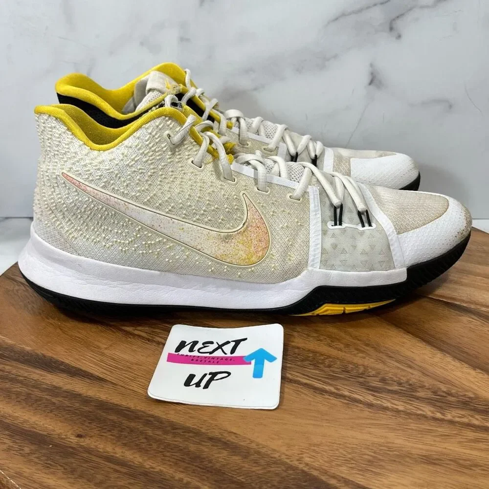 Men’s 14-Nike Kyrie Irving 3 N7 Basketball Shoes Beige 899355-117 Sneakers